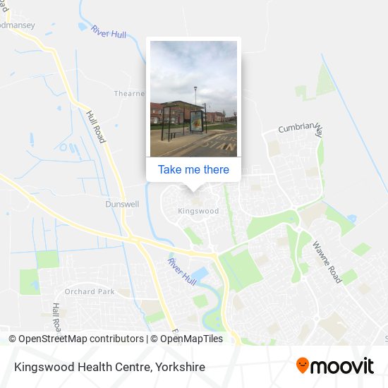 Kingswood Health Centre map