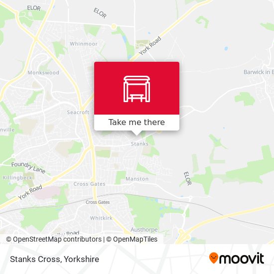Stanks Cross map