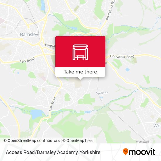 Access Road/Barnsley Academy map