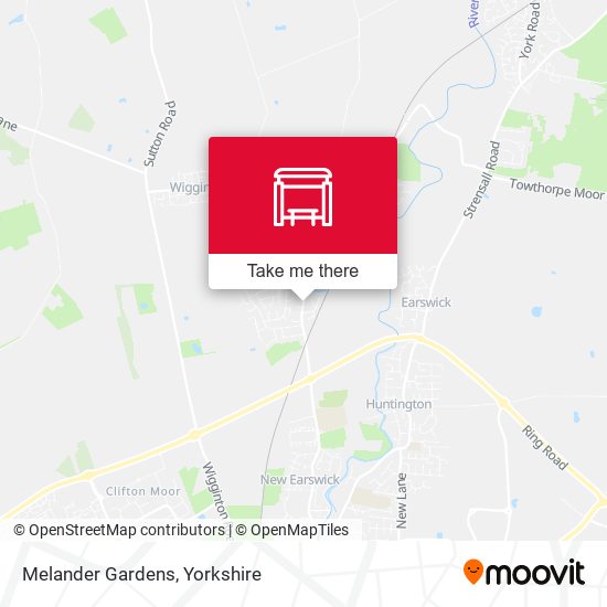 Melander Gardens map