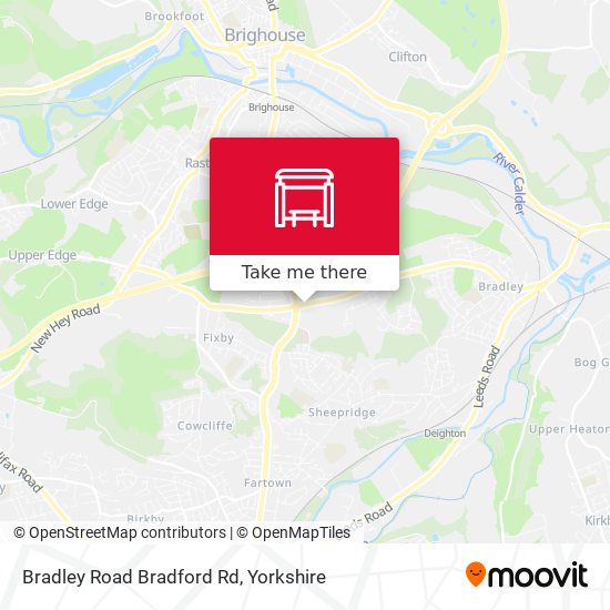 Bradley Road Bradford Rd map
