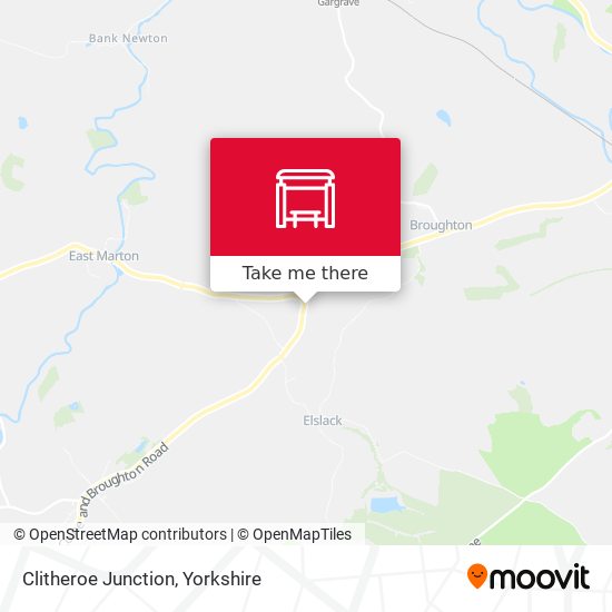 Clitheroe Junction map