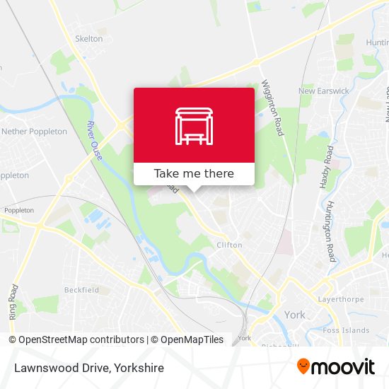 Lawnswood Drive map