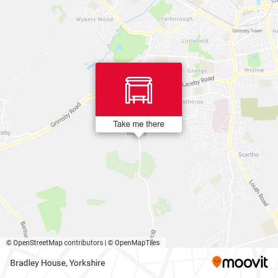 Bradley House map
