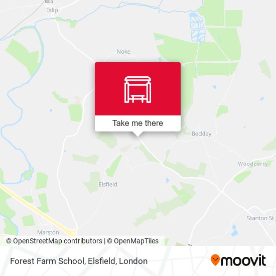 Forest Farm School, Elsfield map
