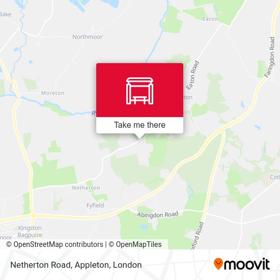 Netherton Road, Appleton map