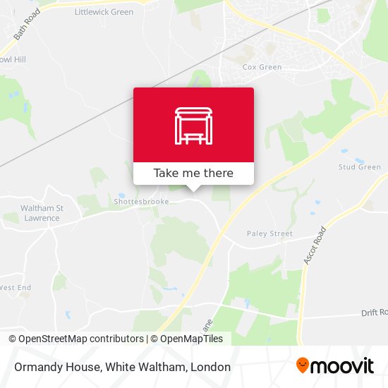 Ormandy House, White Waltham map