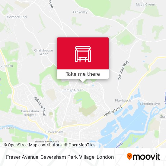 Fraser Avenue, Caversham Park Village map