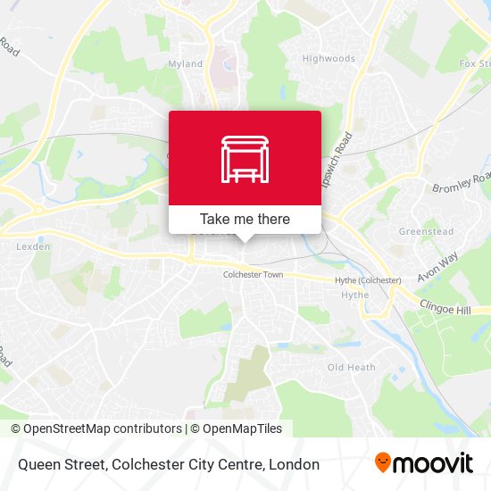 Queen Street, Colchester City Centre map