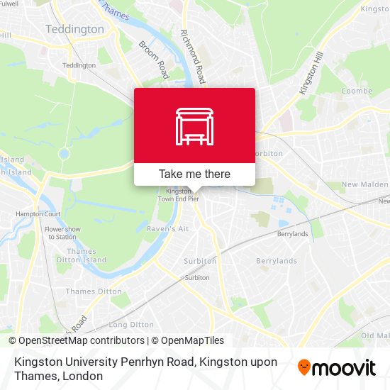 Kingston University  Penrhyn Road, Kingston upon Thames map
