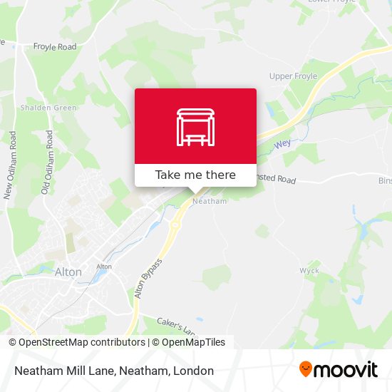Neatham Mill Lane, Neatham map