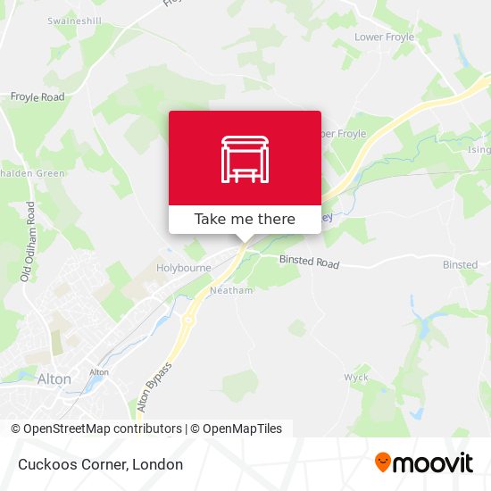 Cuckoos Corner map