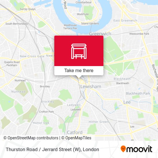 Thurston Road / Jerrard Street (W) map