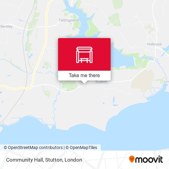 Community Hall, Stutton map