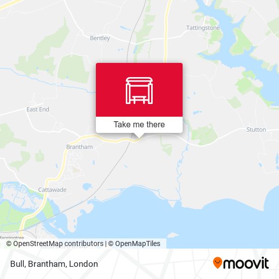 Bull, Brantham map