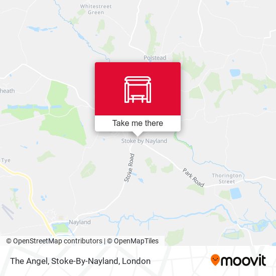 The Angel, Stoke-By-Nayland map
