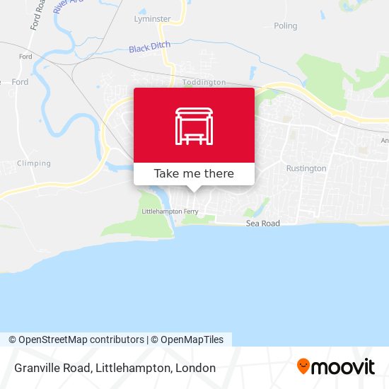 Granville Road, Littlehampton map