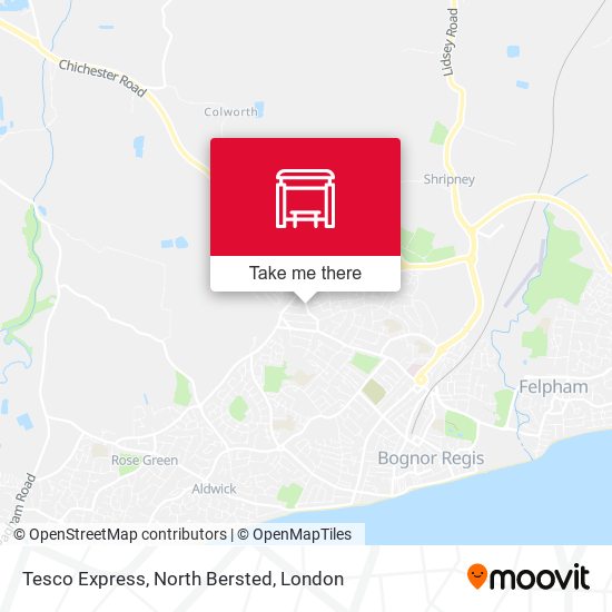 Tesco Express, North Bersted map