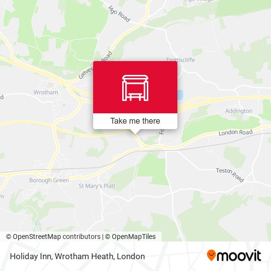 Holiday Inn, Wrotham Heath map