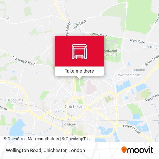 Wellington Road, Chichester map