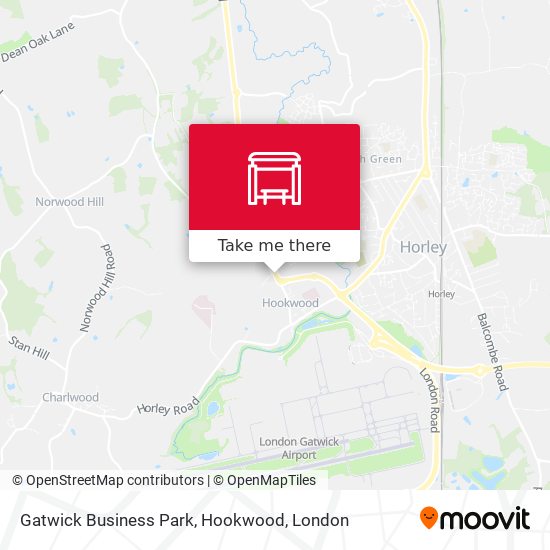 Gatwick Business Park, Hookwood map