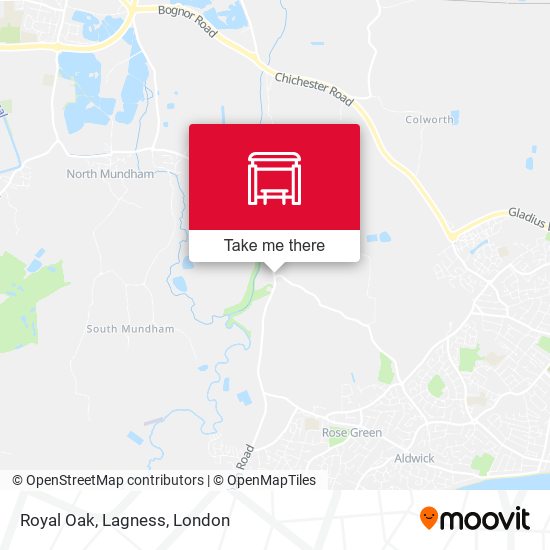 Royal Oak, Lagness map