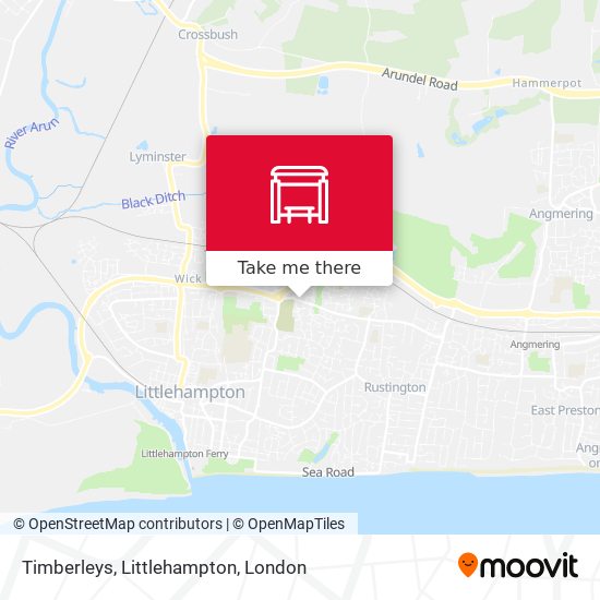 Timberleys, Littlehampton map