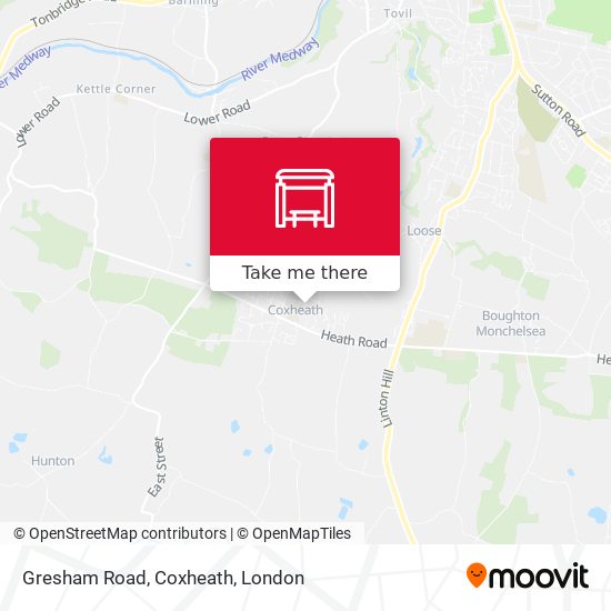 Gresham Road, Coxheath map