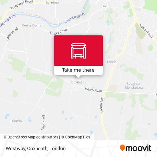 Westway, Coxheath map