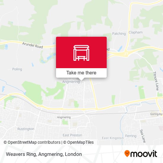 Weavers Ring, Angmering map