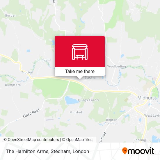 The Hamilton Arms, Stedham map