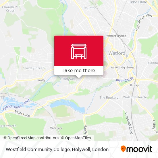 Westfield Community College, Holywell map