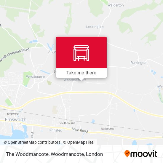 The Woodmancote, Woodmancote map