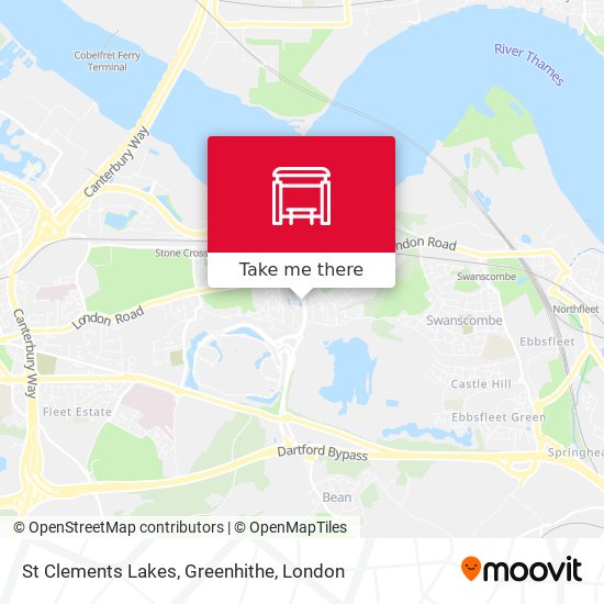 St Clements Lakes, Greenhithe map