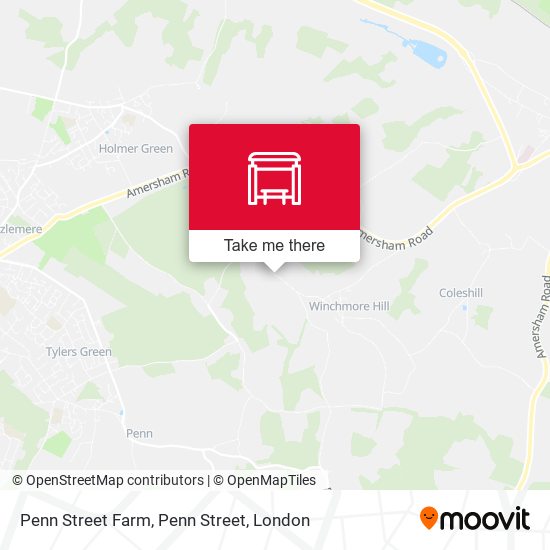 Penn Street Farm, Penn Street map