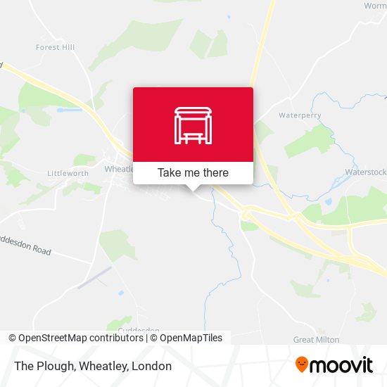 The Plough, Wheatley map