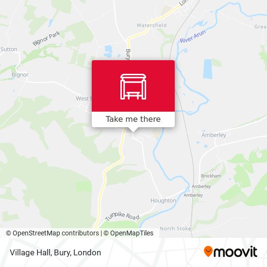 Village Hall, Bury map