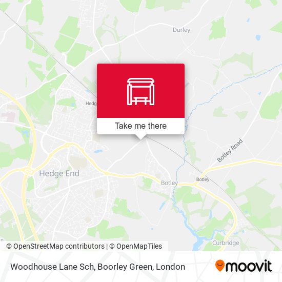 Woodhouse Lane Sch, Boorley Green map