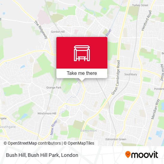 Bush Hill, Bush Hill Park map