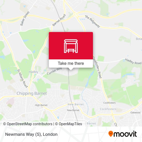 Newmans Way (S) map