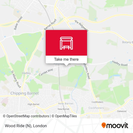 Wood Ride (N) map