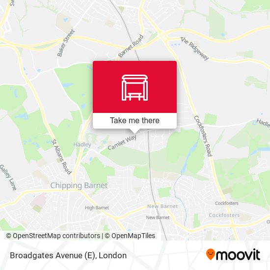 Broadgates Avenue (E) map