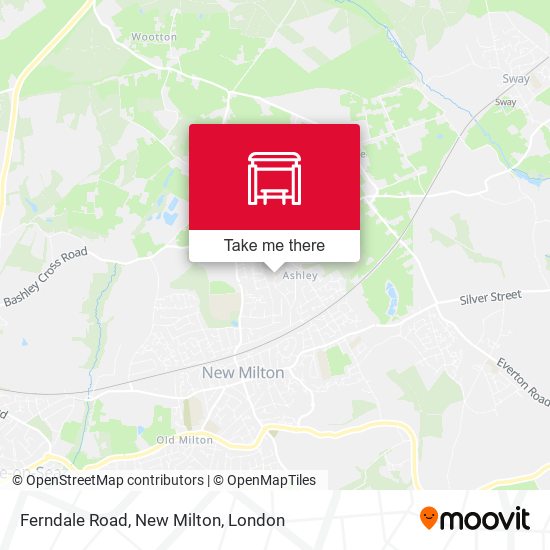 Ferndale Road, New Milton map