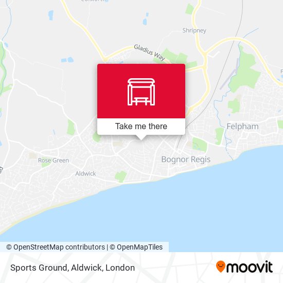 Sports Ground, Aldwick map