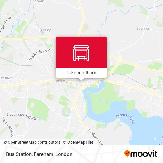 Bus Station, Fareham map