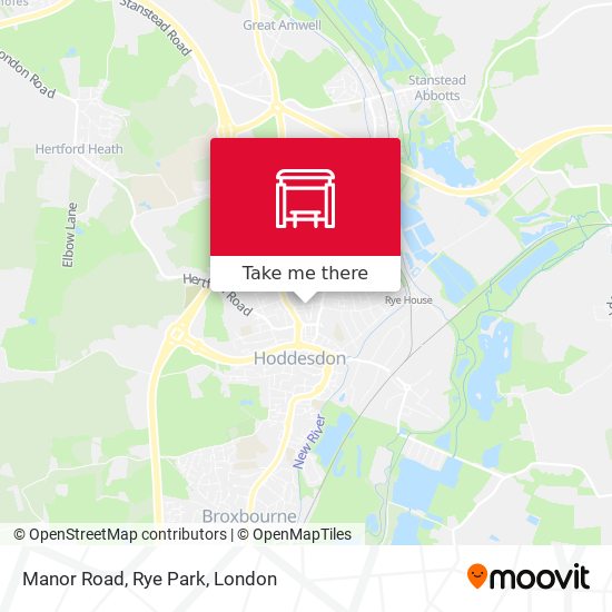 Manor Road, Rye Park map