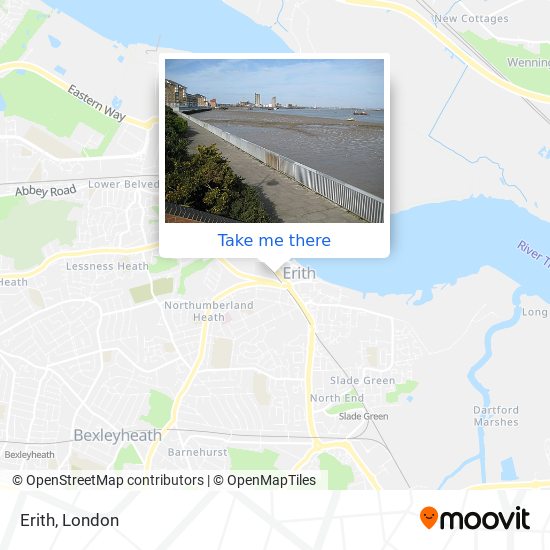 Erith map