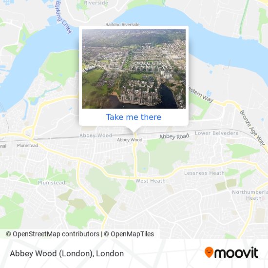 Abbey Wood (London) map