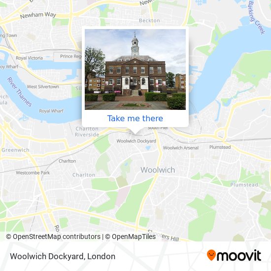 Woolwich Dockyard map