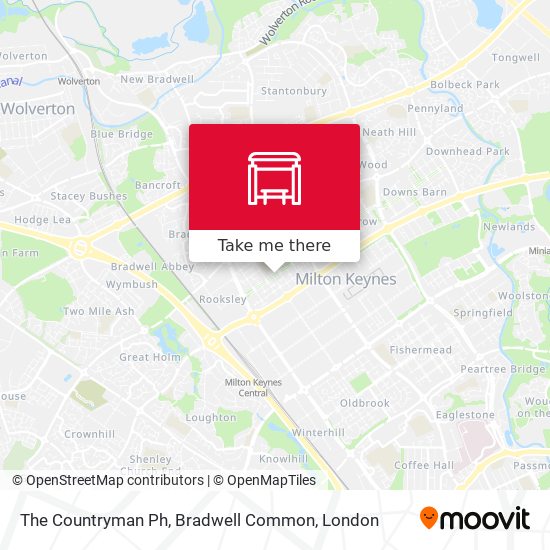 The Countryman Ph, Bradwell Common map